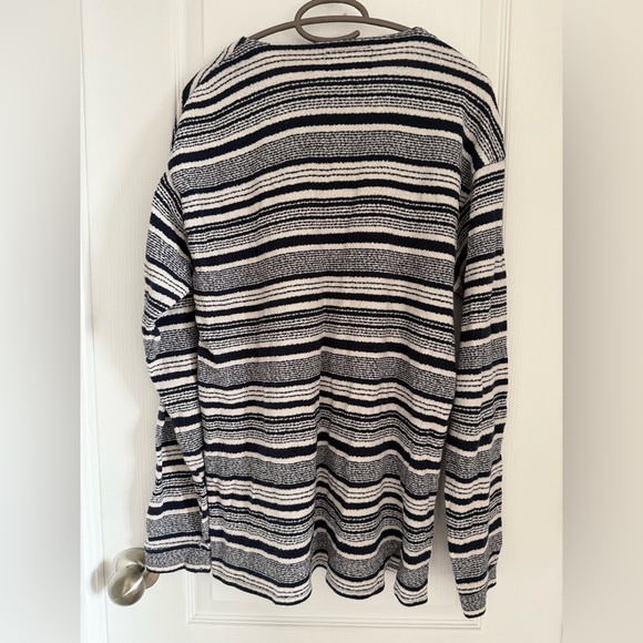 VINTAGE Armani Jeans Long Sleeve Henley Shirt Men's Small 90s - Picture 7 of 7